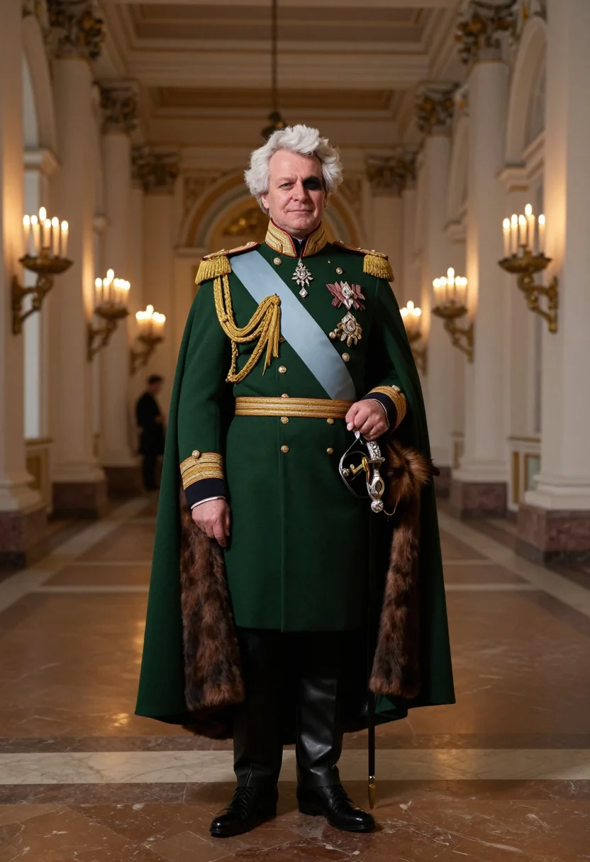 AI potemkin tauride sample — portrait of a man, full-length standing portrait of a Russia