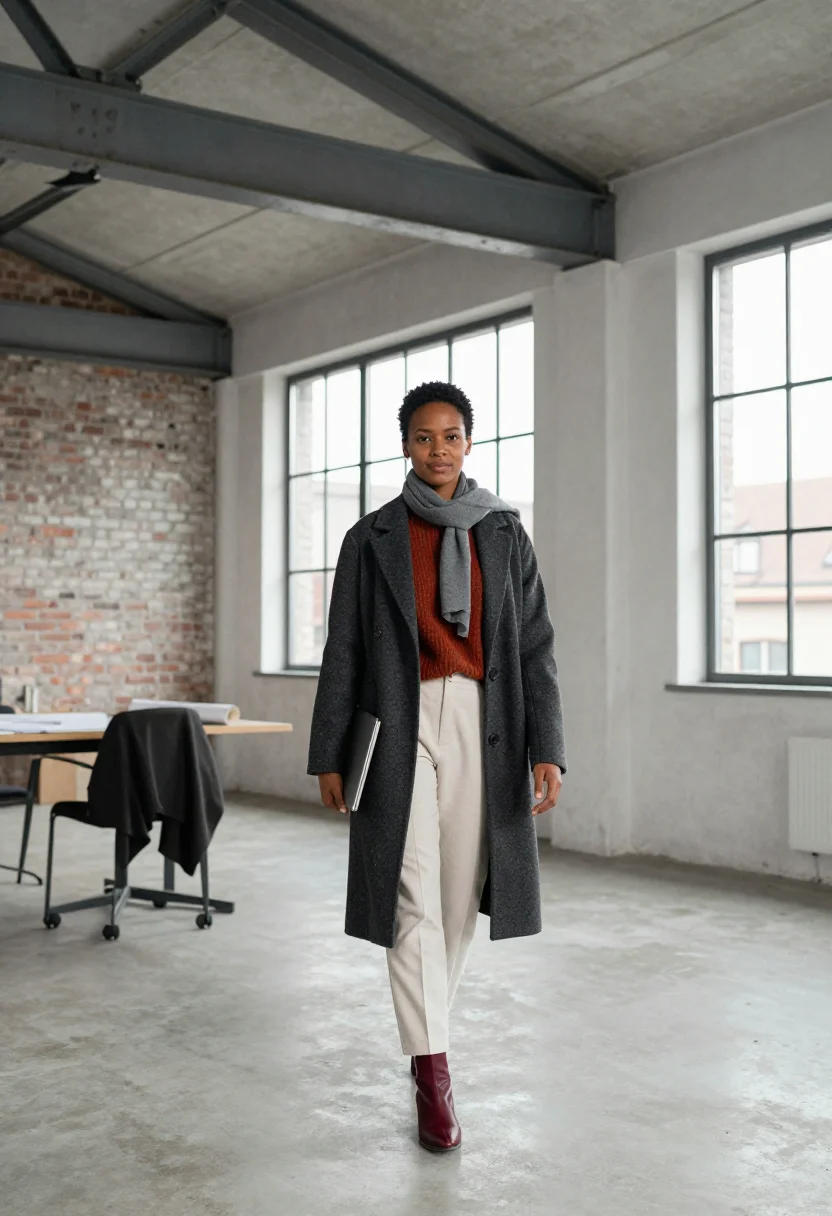 AI prague karlin sample — portrait of a woman, full-length portrait of a Black Europea