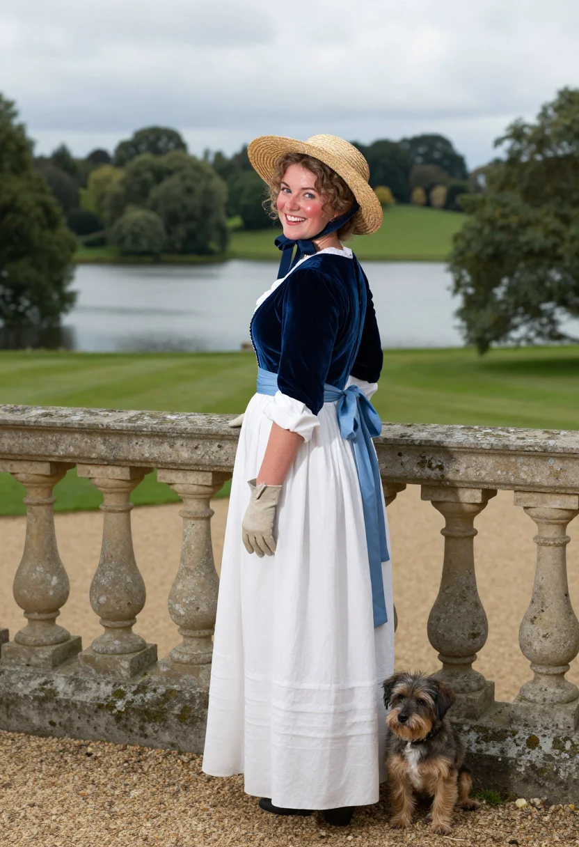 AI princess charlotte 1816 sample — portrait of a woman, full-length portrait of a Western-Europ
