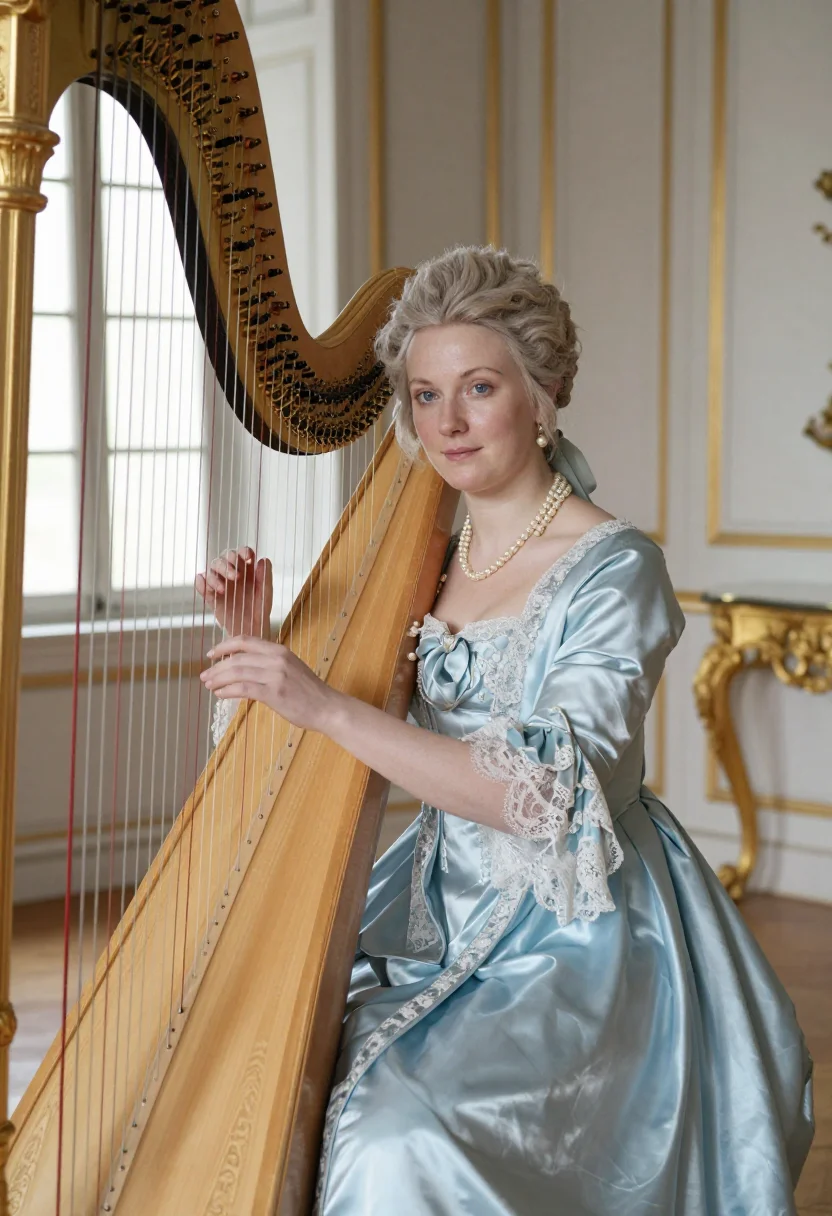 AI princesse de lamballe sample — portrait of a woman, half-length seated portrait of a Wester