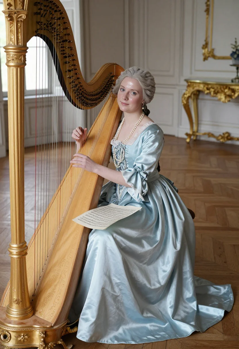 AI princesse de lamballe sample — portrait of a woman, high-angle seated portrait of a Western