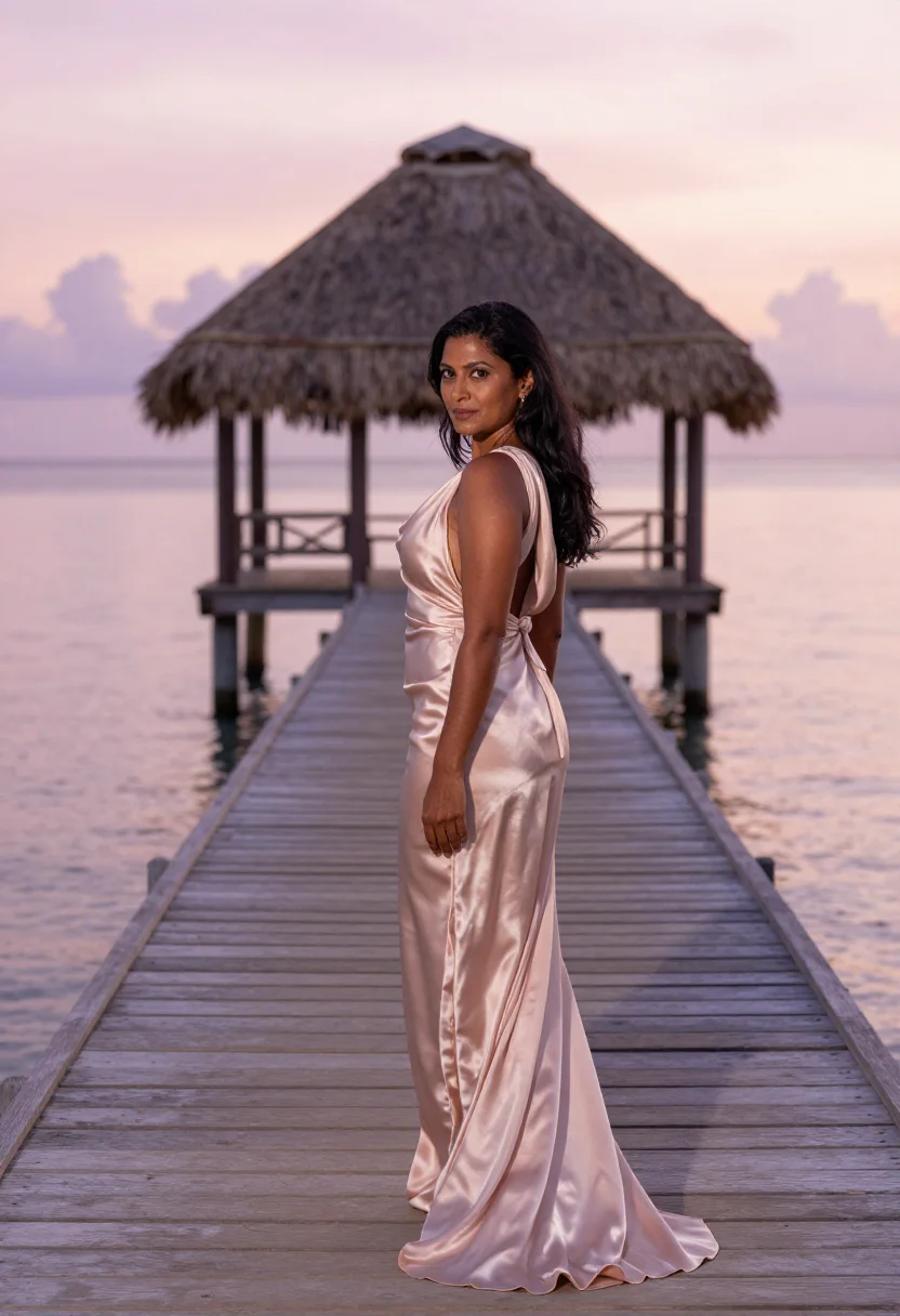 AI punta cana sample — portrait of a woman, full-length portrait of a South-Asian w