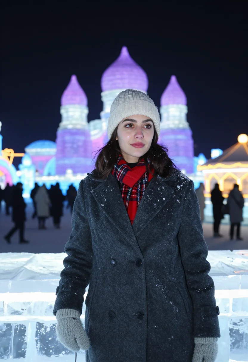 AI quebec city sample — portrait of a woman, chest-up portrait of a Lebanese-Canadia