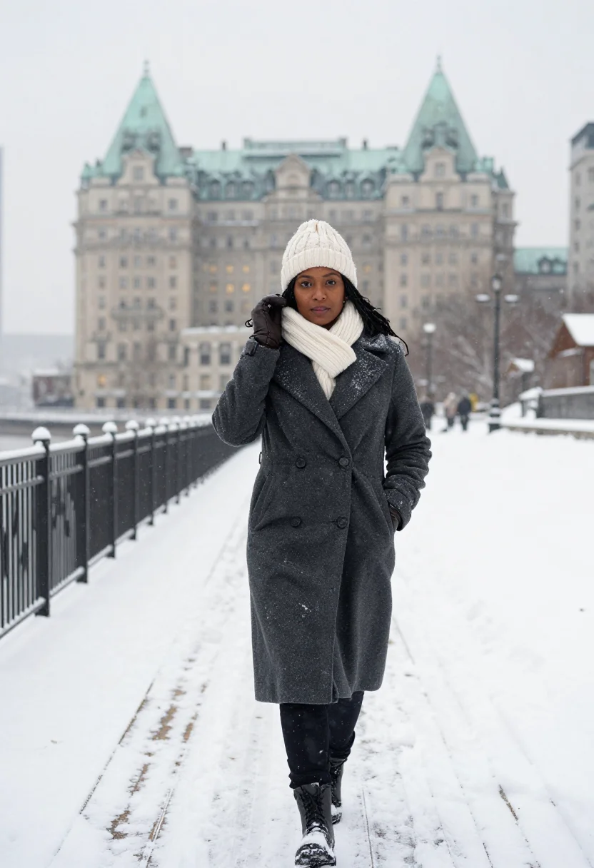 AI quebec city sample — portrait of a woman, half-length portrait of a Haitian-Canad