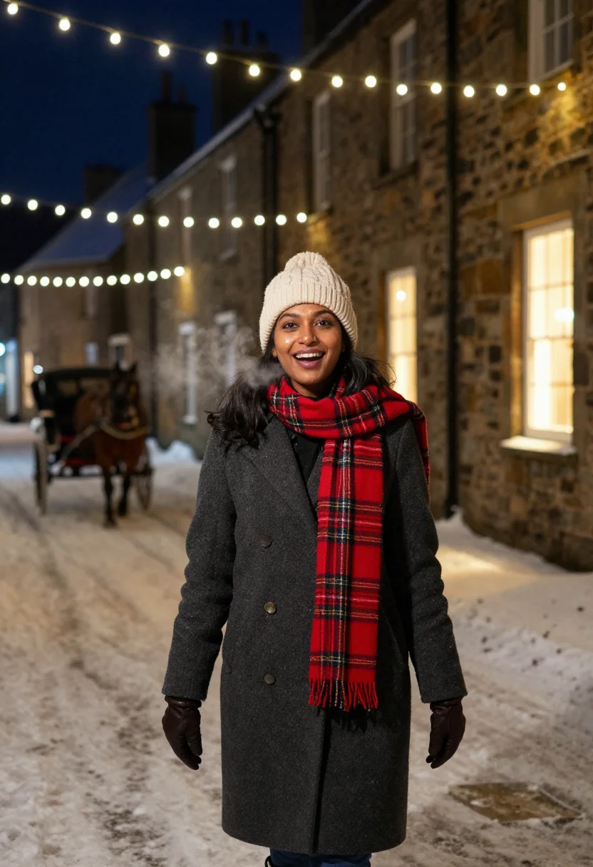 AI quebec city sample — portrait of a woman, waist-up portrait of a South-Asian woma