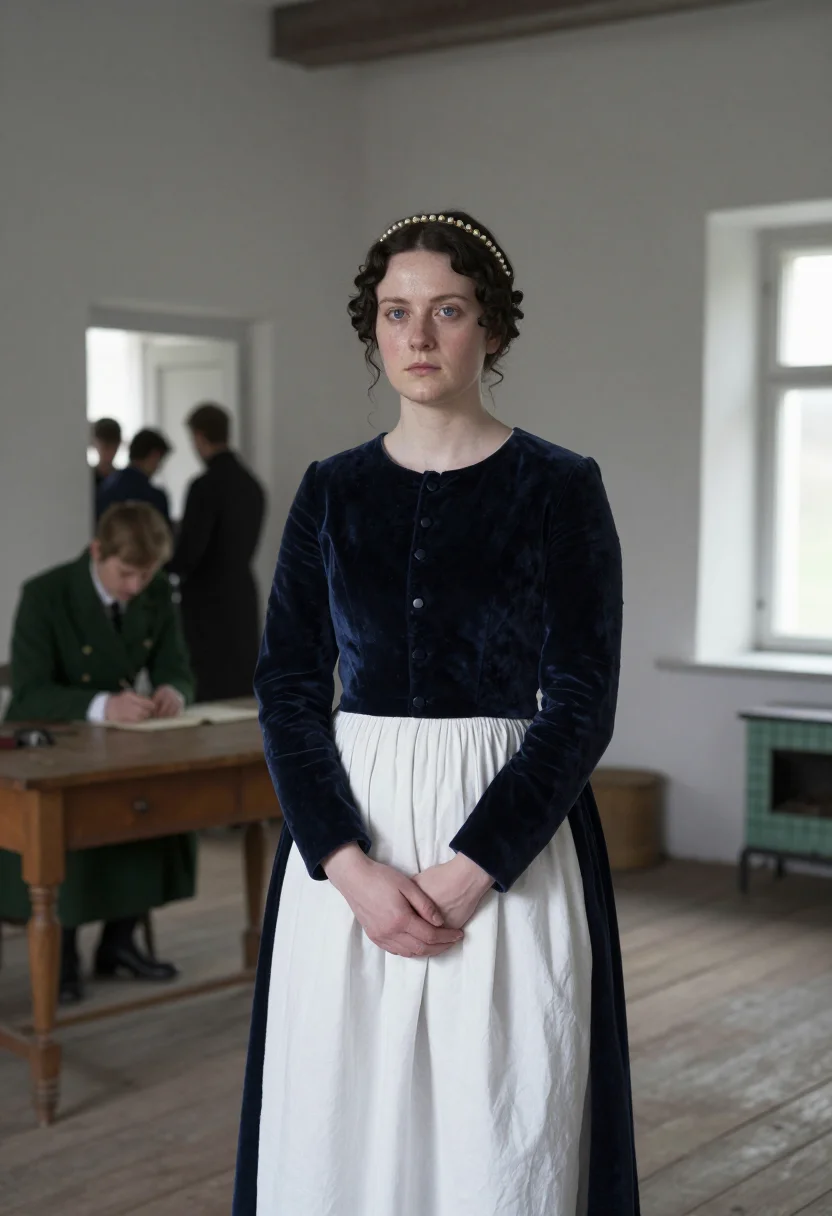 AI queen luise sample — portrait of a woman, half-length portrait of a Northern-Euro