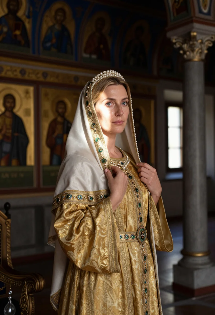 AI queen marie of romania sample — portrait of a woman, close half-length portrait of a Western