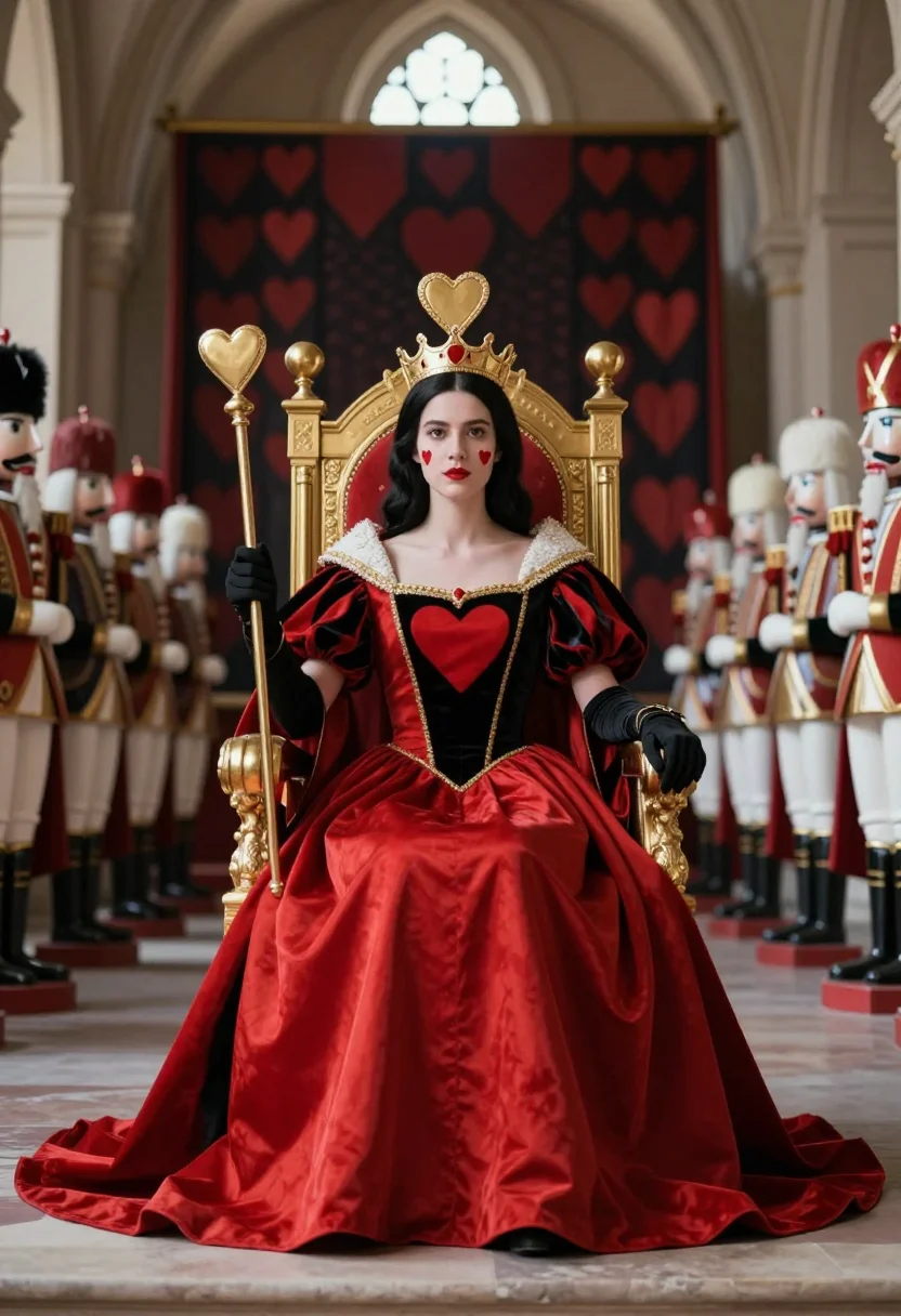 Example portrait from the AI Queen Of Hearts — Free Preview, Train Once