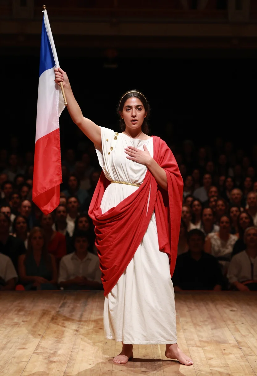 AI rachel tragedienne sample — portrait of a woman, full-length portrait of a French woman