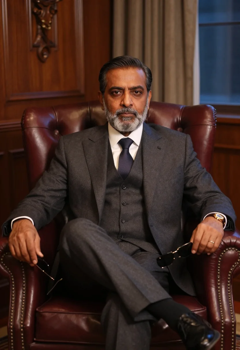 AI rajinikanth kabali sample — portrait of a man, close half-length portrait of a South-Asi