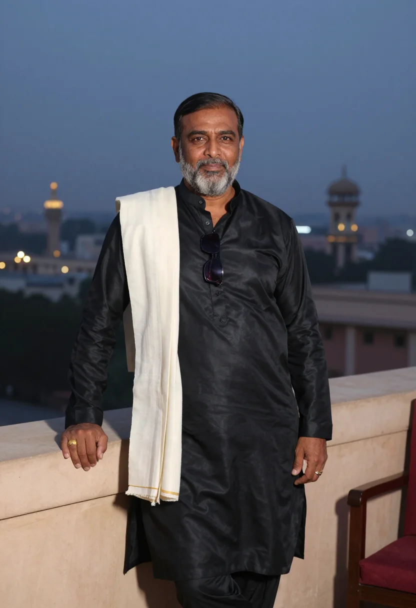 AI rajinikanth kabali sample — portrait of a man, three-quarter-length portrait of a South-