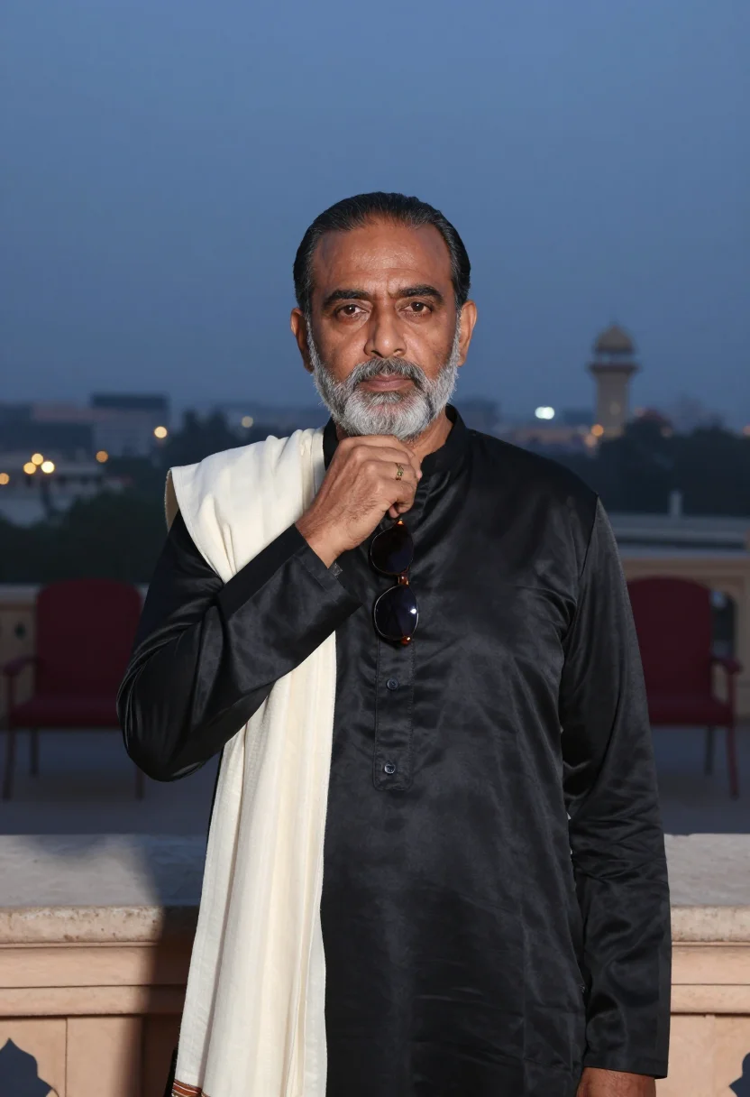 AI rajinikanth kabali sample — portrait of a man, close head-and-shoulders portrait of a So