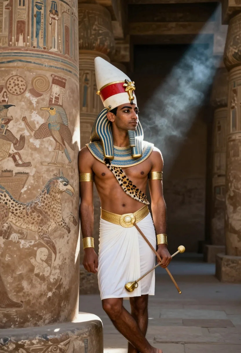 AI ramses sample — portrait of a man, three-quarter-length portrait of a North-