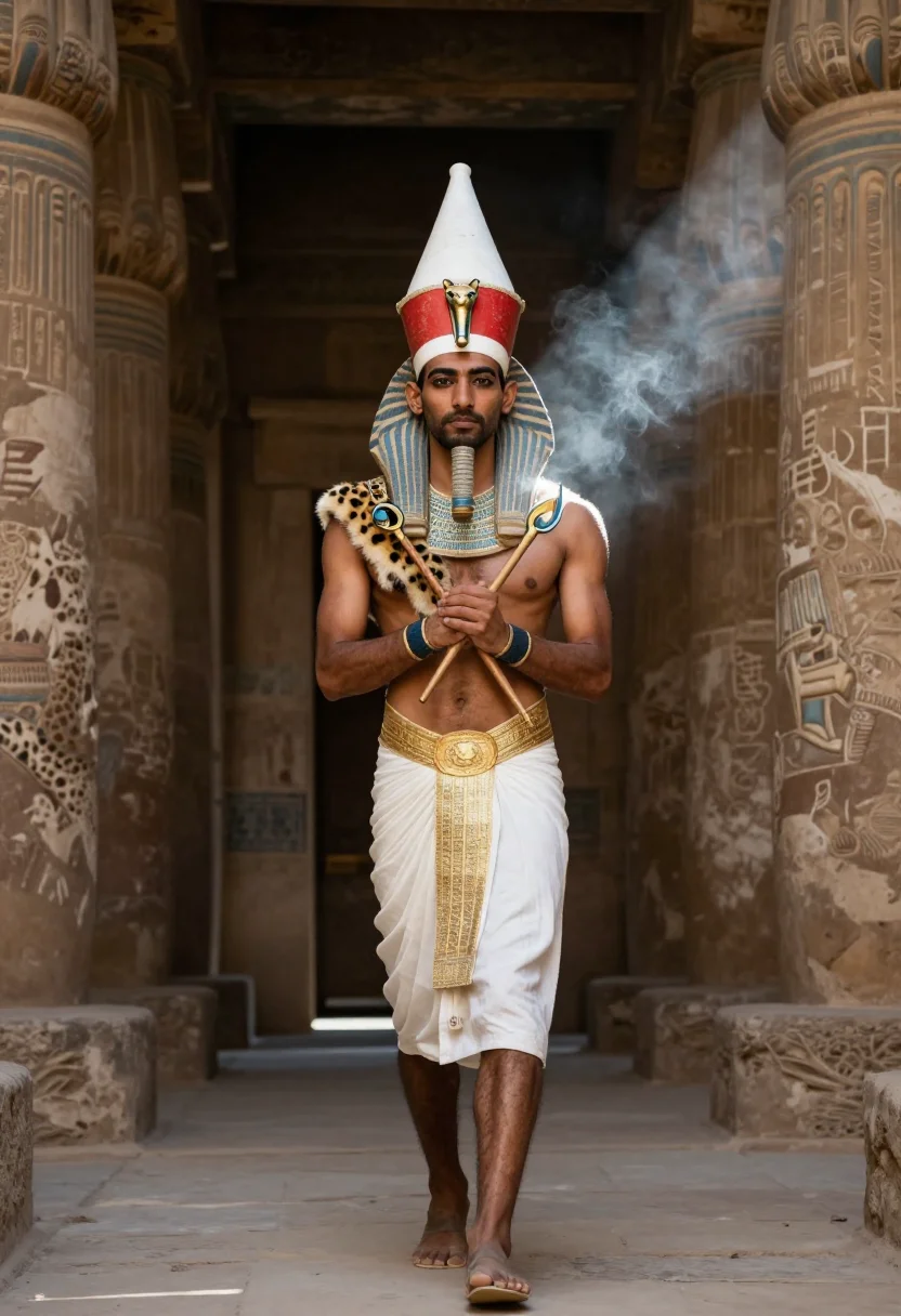 AI ramses sample — portrait of a man, three-quarter-length portrait of a North-