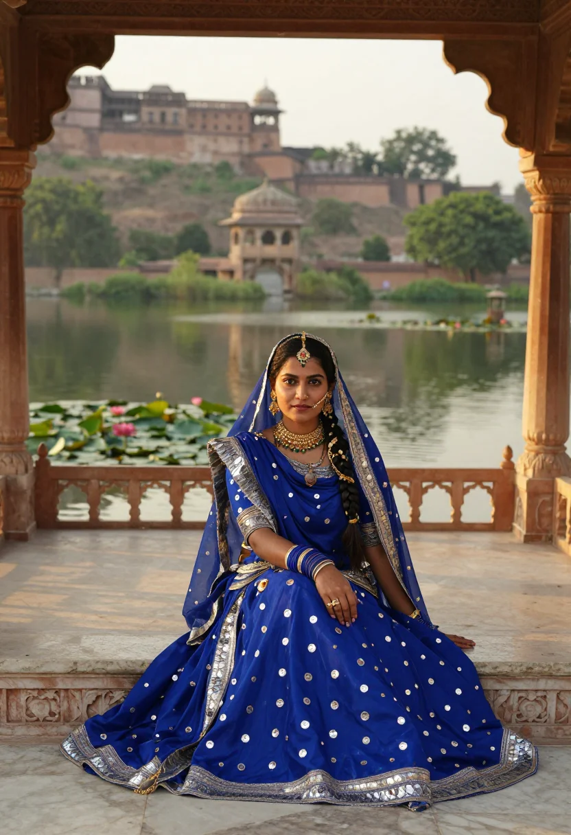 AI rani padmini sample — portrait of a woman, full-length portrait of a North-Indian