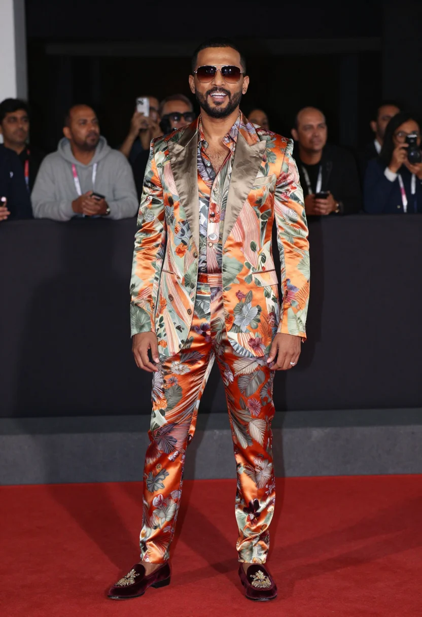 AI ranveer gully boy sample — portrait of a man, three-quarter-length portrait of a South-