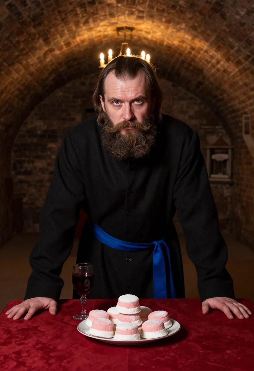 AI rasputin sample — portrait of a man, close half-length portrait of a Russian m
