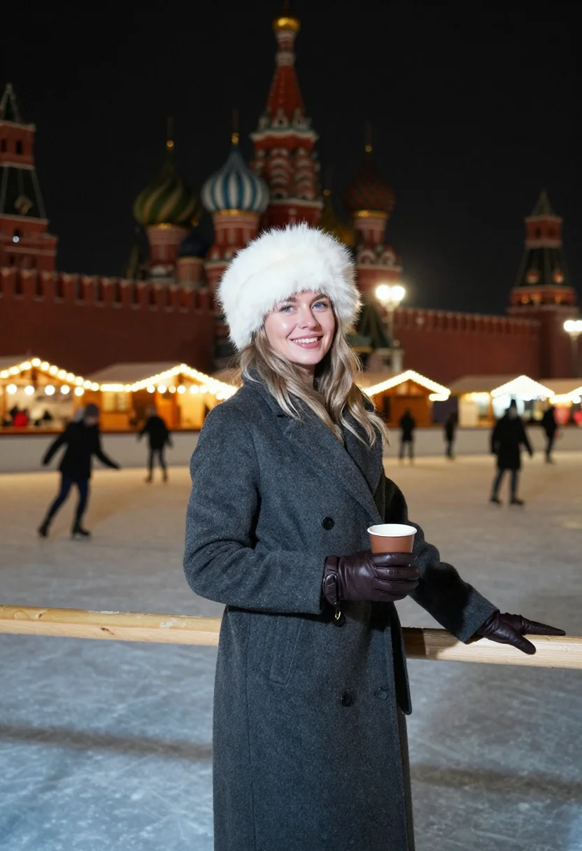 Example portrait from the AI Red Square New Year — Free Preview, Train Once