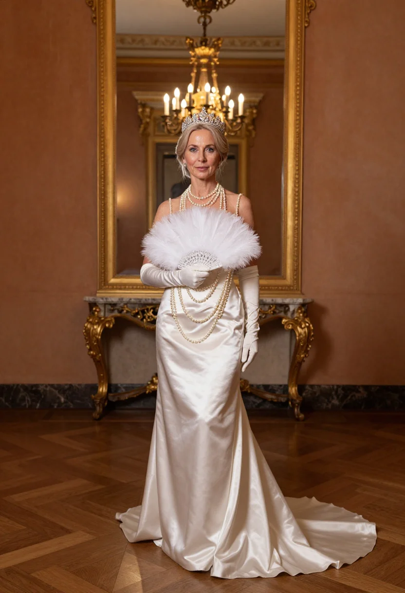 AI regina margherita sample — portrait of a woman, full-length standing portrait of a Nort