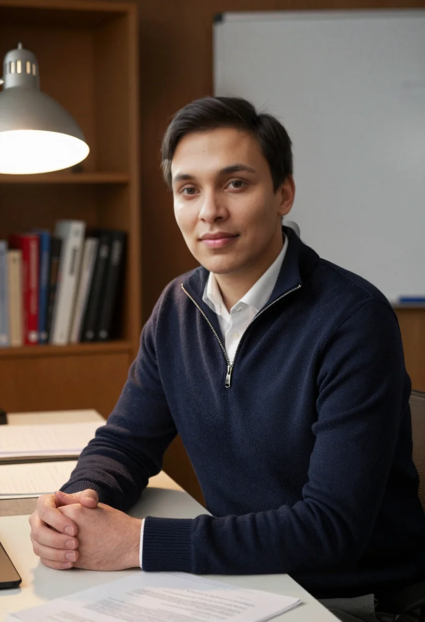 Example portrait from the AI Researcher Profile — 9 Photos in 45 Seconds