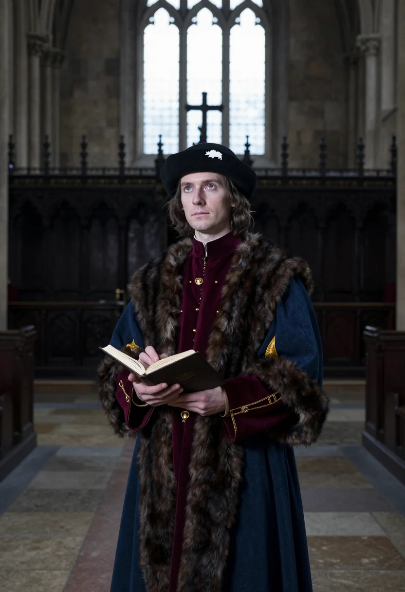 AI richard iii sample — portrait of a man, half-length portrait of a Western-Europea