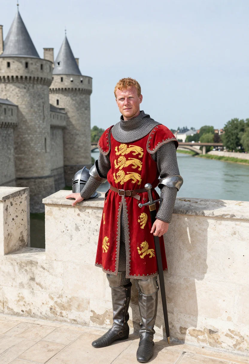 AI richard lionheart sample — portrait of a man, full-length portrait of a Western-Europea