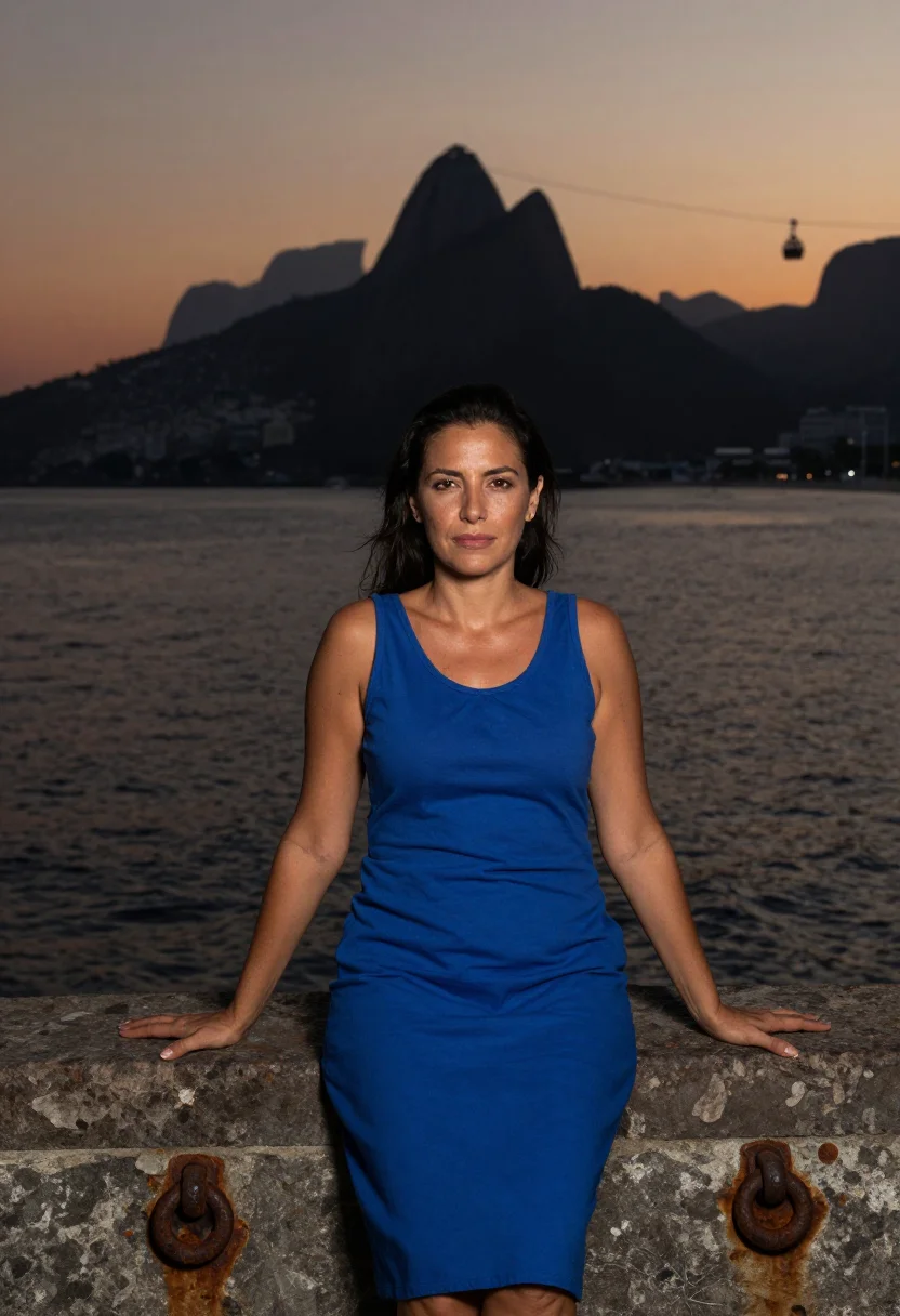 AI rio de janeiro sample — portrait of a woman, half-length portrait of a Western-Europ