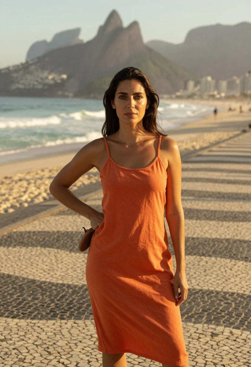 AI rio de janeiro sample — portrait of a woman, half-length portrait of a Western-Europ