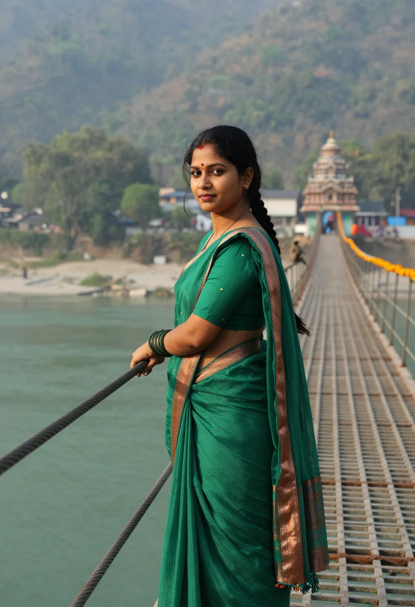 Example portrait from the AI Rishikesh — Free Preview, Train Once