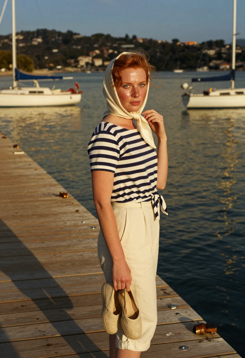 AI riviera sixty three sample — portrait of a woman, half-length portrait of a Western-Europ