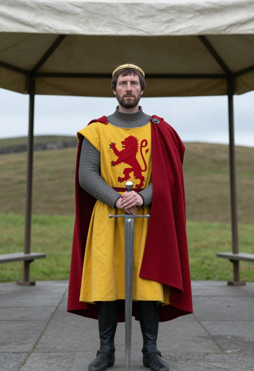 AI robert the bruce sample — portrait of a man, half-length portrait of a Scottish man in