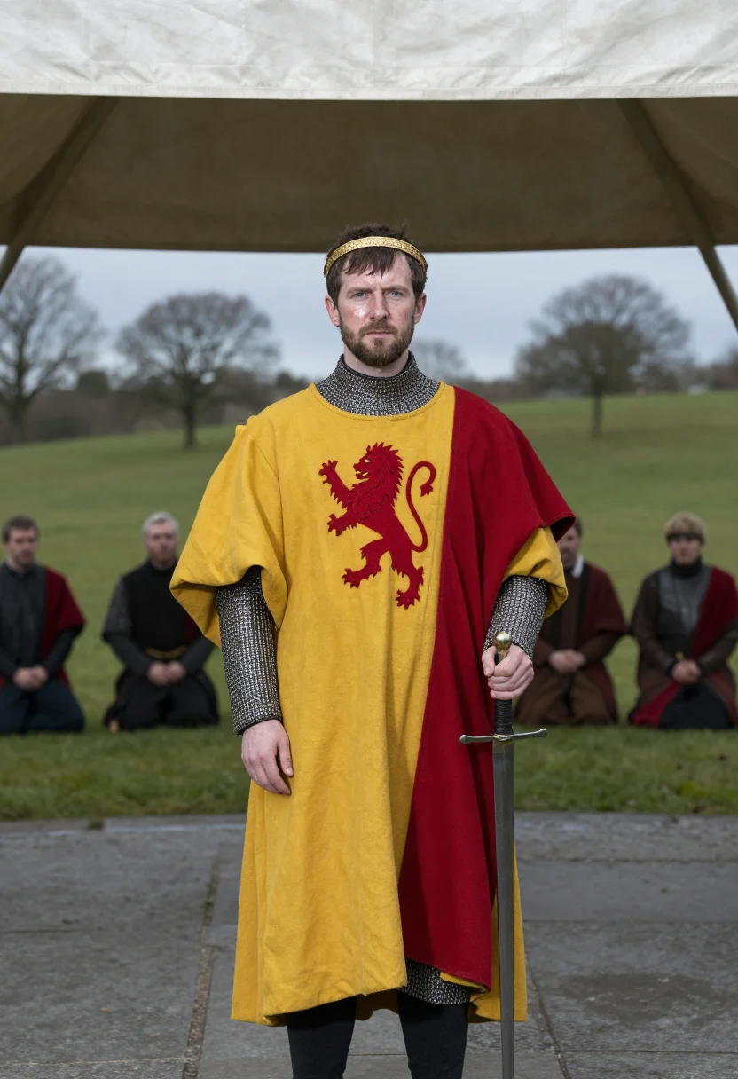 AI robert the bruce sample — portrait of a man, three-quarter-length portrait of a Scotti