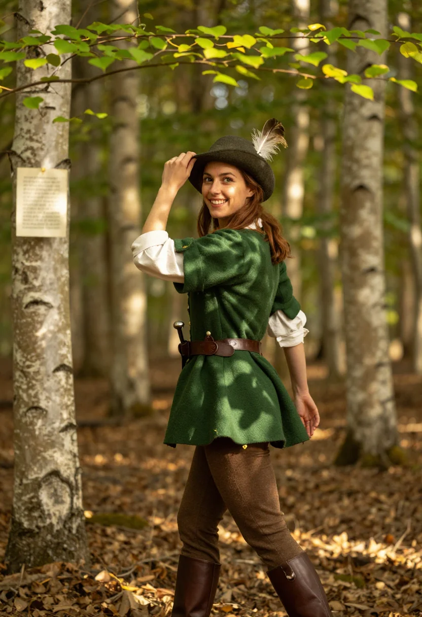 AI rosalind sample — portrait of a woman, a knees-up photograph of a Western-Euro