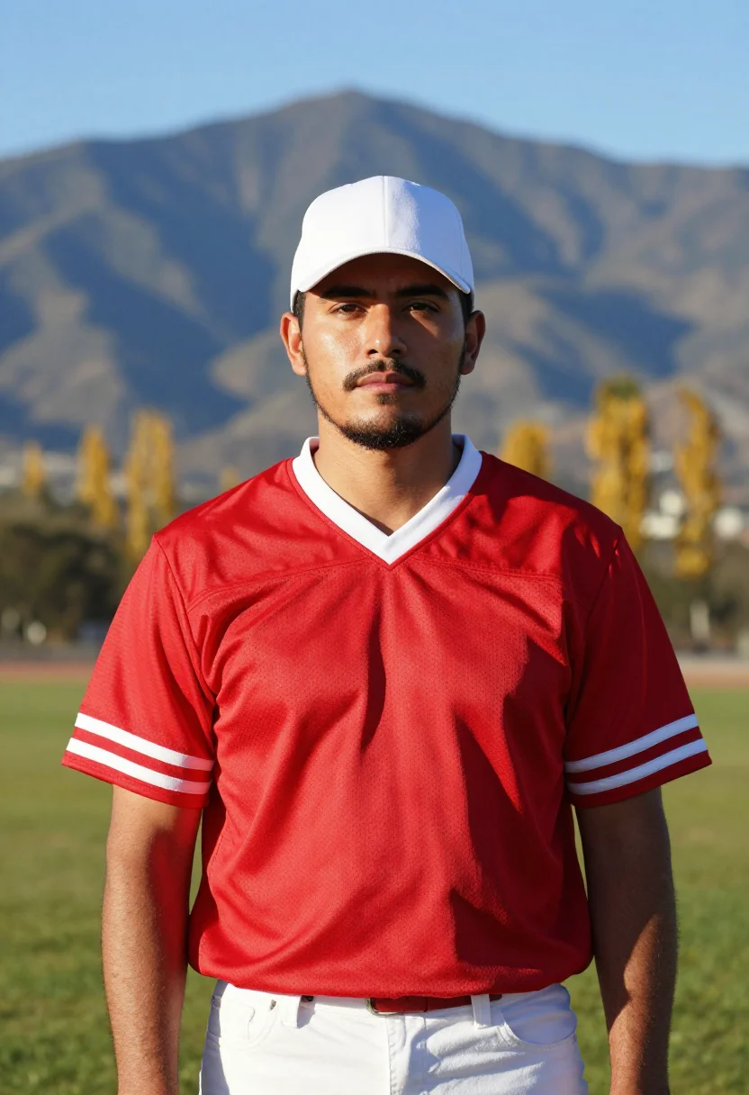 AI rose bowl pasadena san gabriel palette sample — portrait of a man, a Mexican-American man in his early thirt