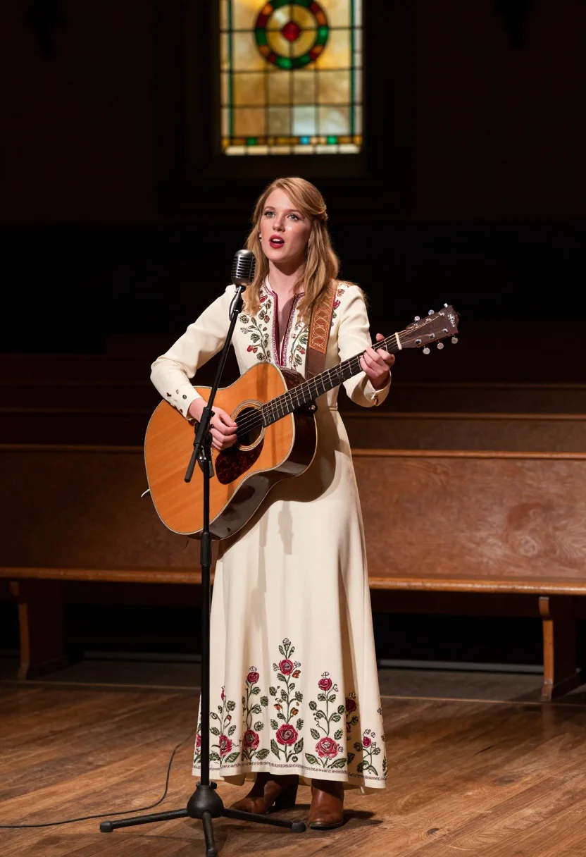AI ryman stage sample — portrait of a woman, half-length portrait of a white America