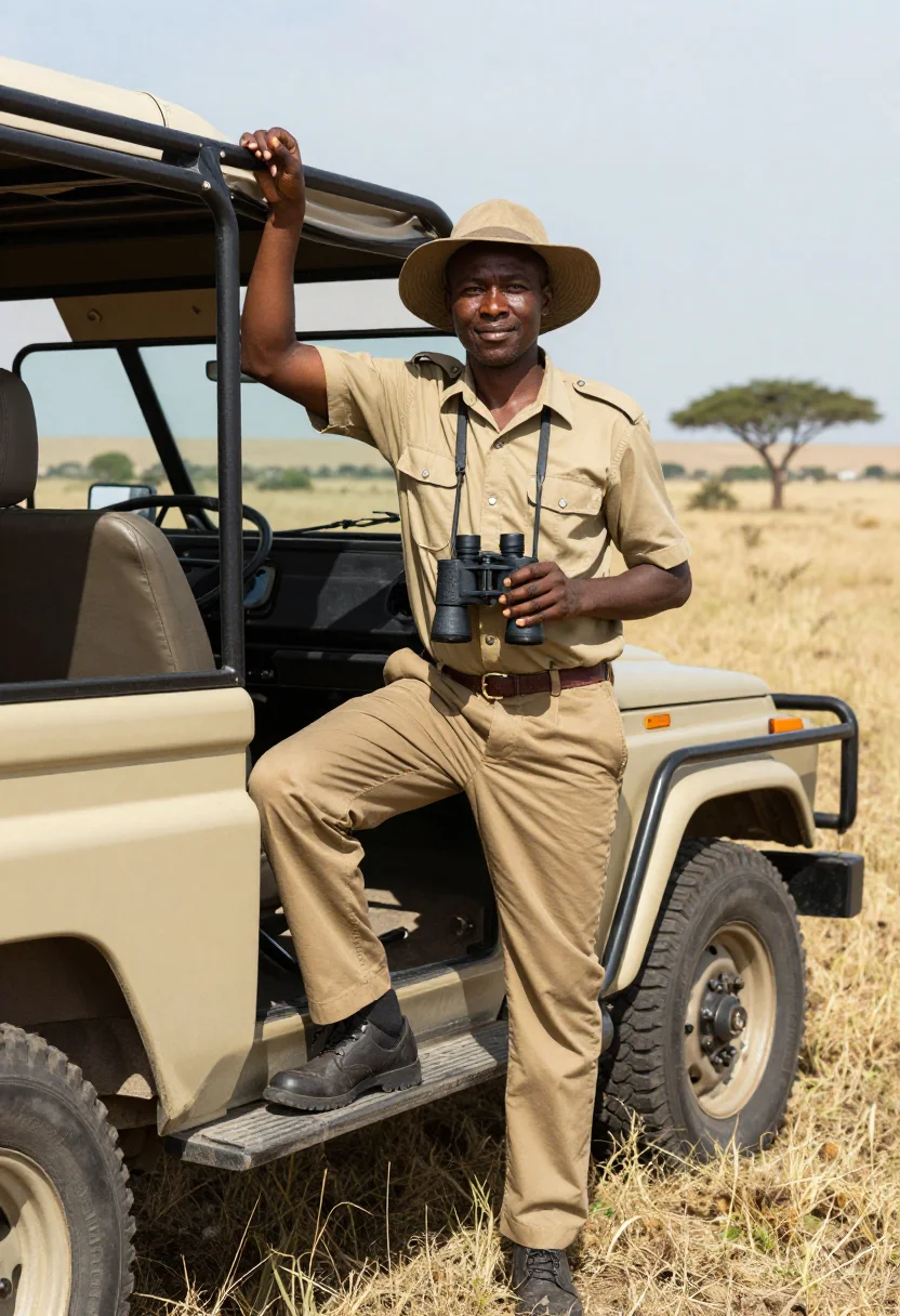 Example portrait from the AI Safari Guide — Free Preview, Train Once