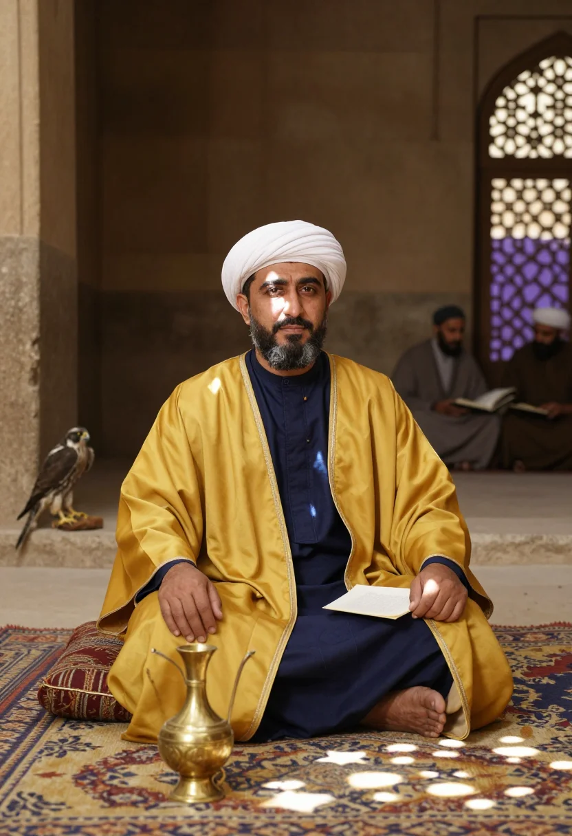 AI saladin sample — portrait of a man, half-length portrait of a Kurdish-Arab ma