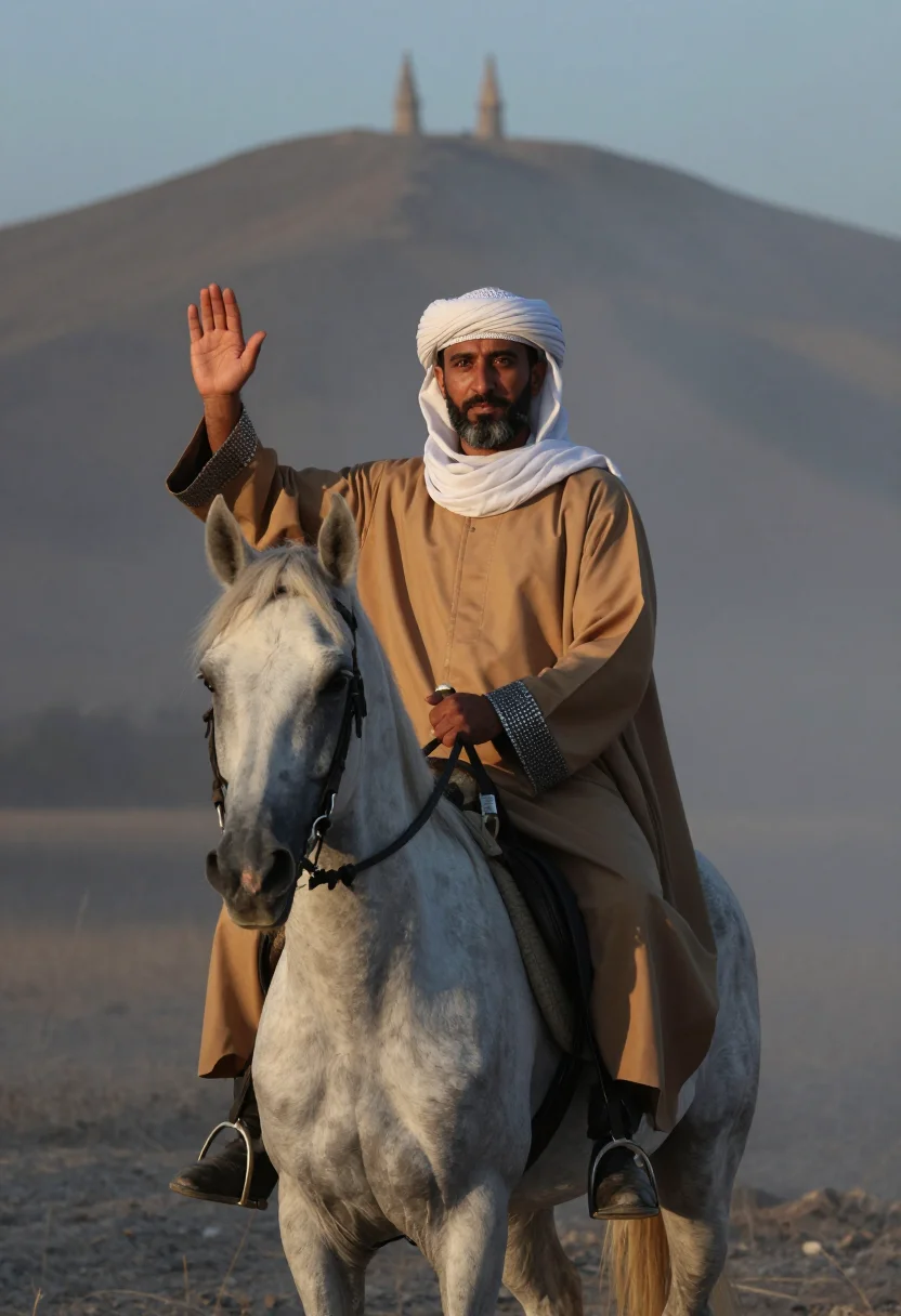 AI saladin sample — portrait of a man, three-quarter-length portrait of a Kurdis