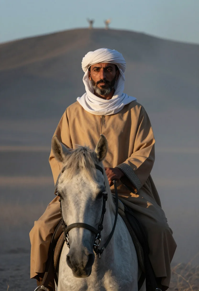 AI saladin sample — portrait of a man, half-length portrait of a Kurdish-Arab ma