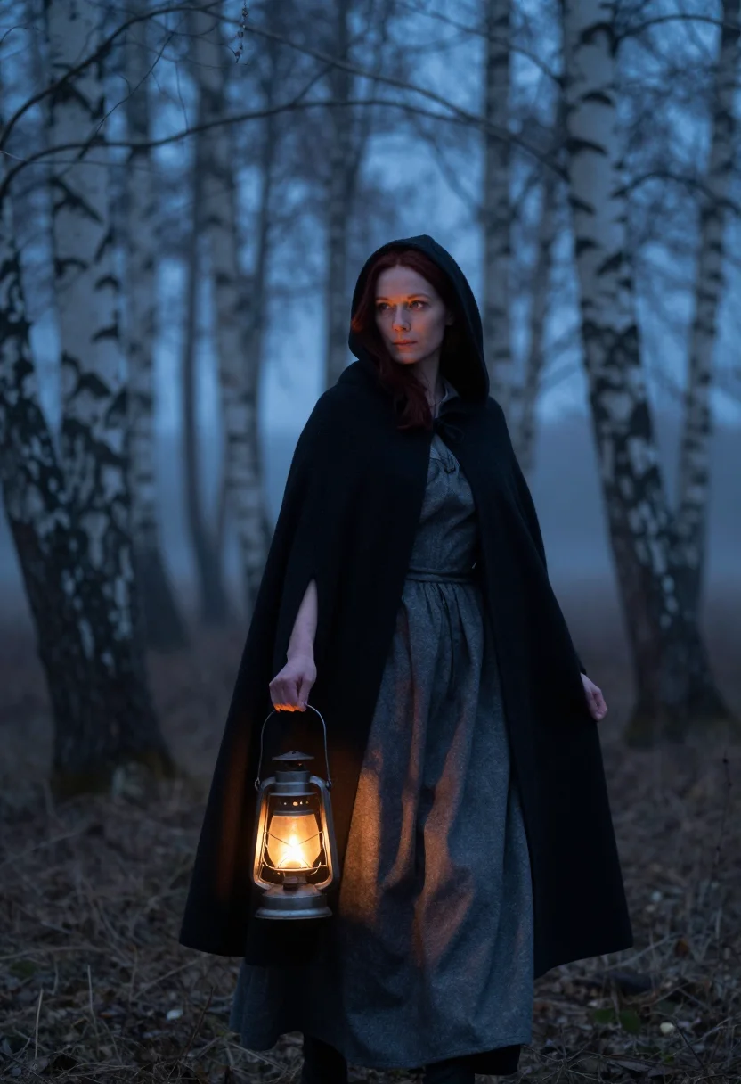 AI salem witch sample — portrait of a woman, three-quarter-length portrait of a Nort