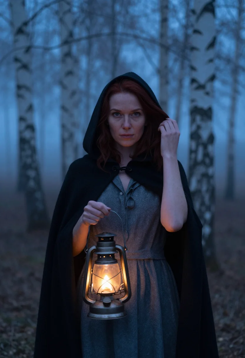 AI salem witch sample — portrait of a woman, chest-up portrait of a Northern-Europea