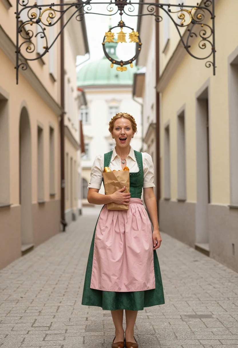 AI salzburg sample — portrait of a woman, half-length portrait of an Austrian wom
