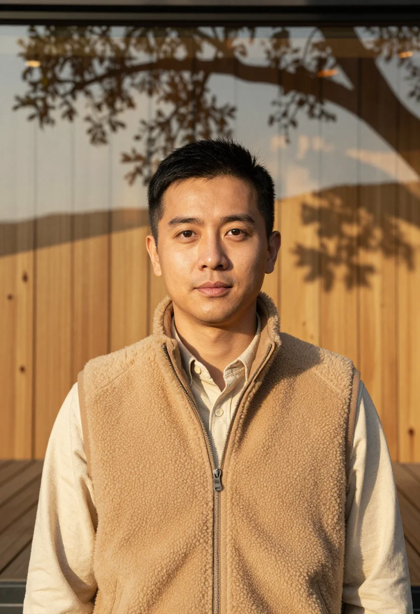 AI sand hill road vc golden hills sample — portrait of a man, head-and-shoulders portrait of a Taiwanes