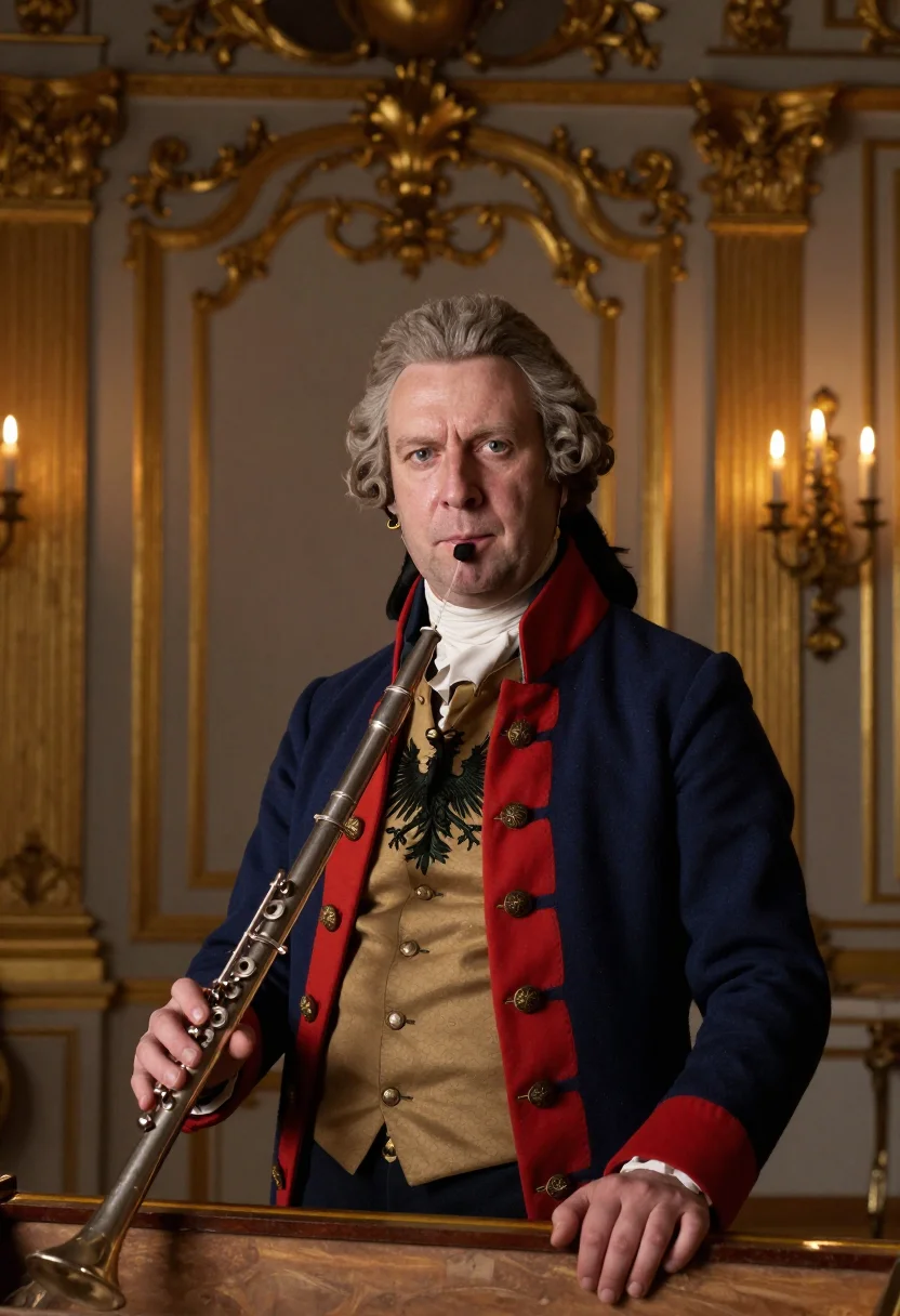 AI sanssouci sample — portrait of a man, chest-up portrait of a Western-European m