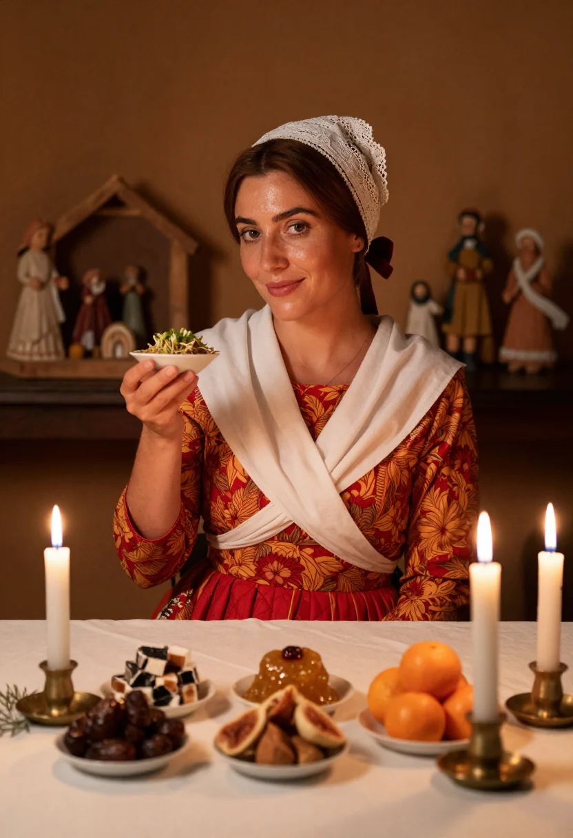 AI santons de provence sample — portrait of a woman, chest-up portrait of a Provençal woman