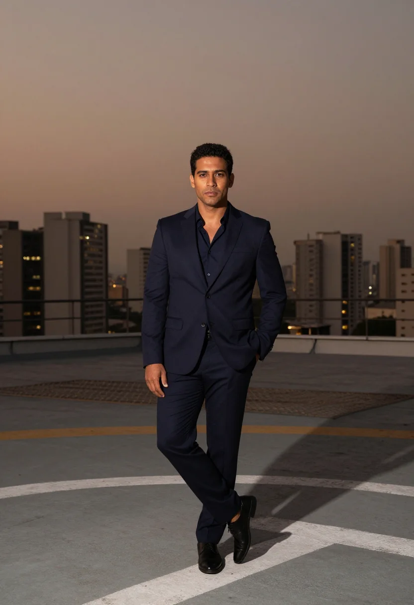AI sao paulo faria lima sample — portrait of a man, three-quarter-length portrait of a Brazil