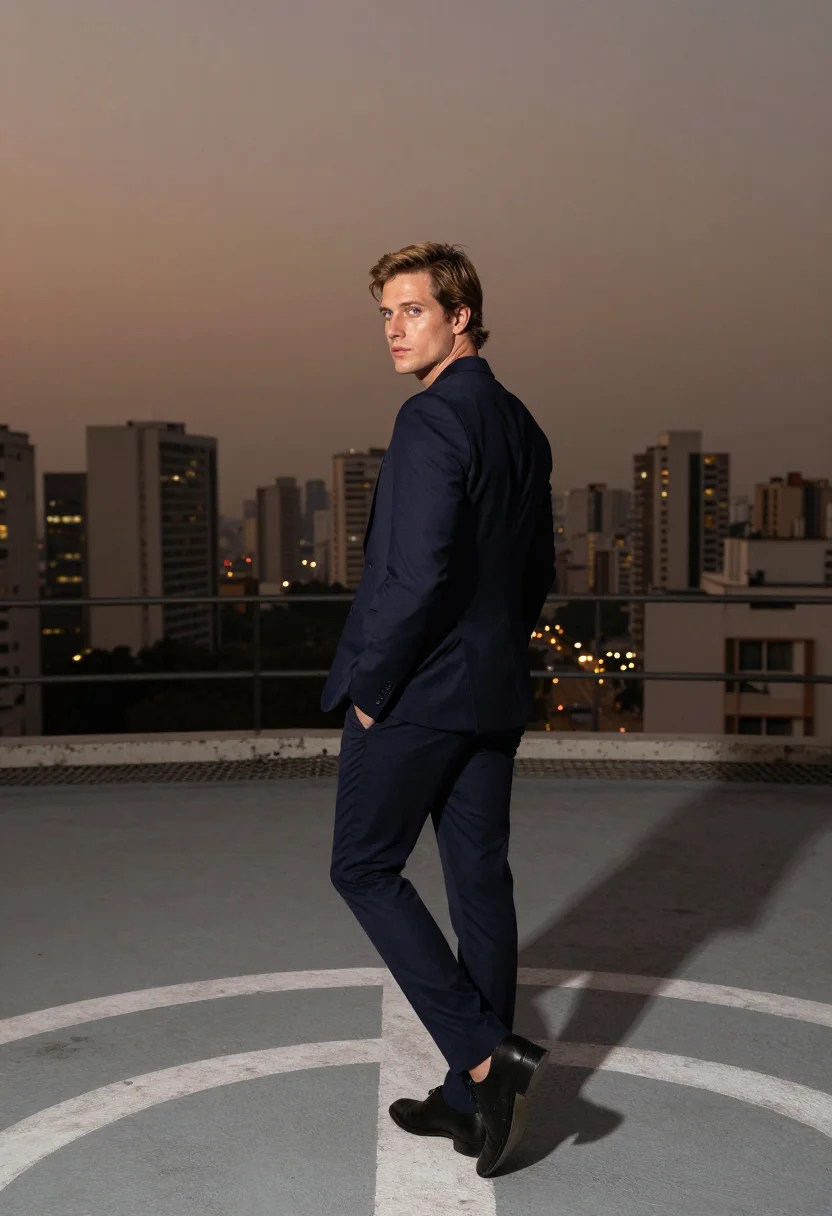 AI sao paulo faria lima sample — portrait of a man, full-length portrait of a Brazilian man o