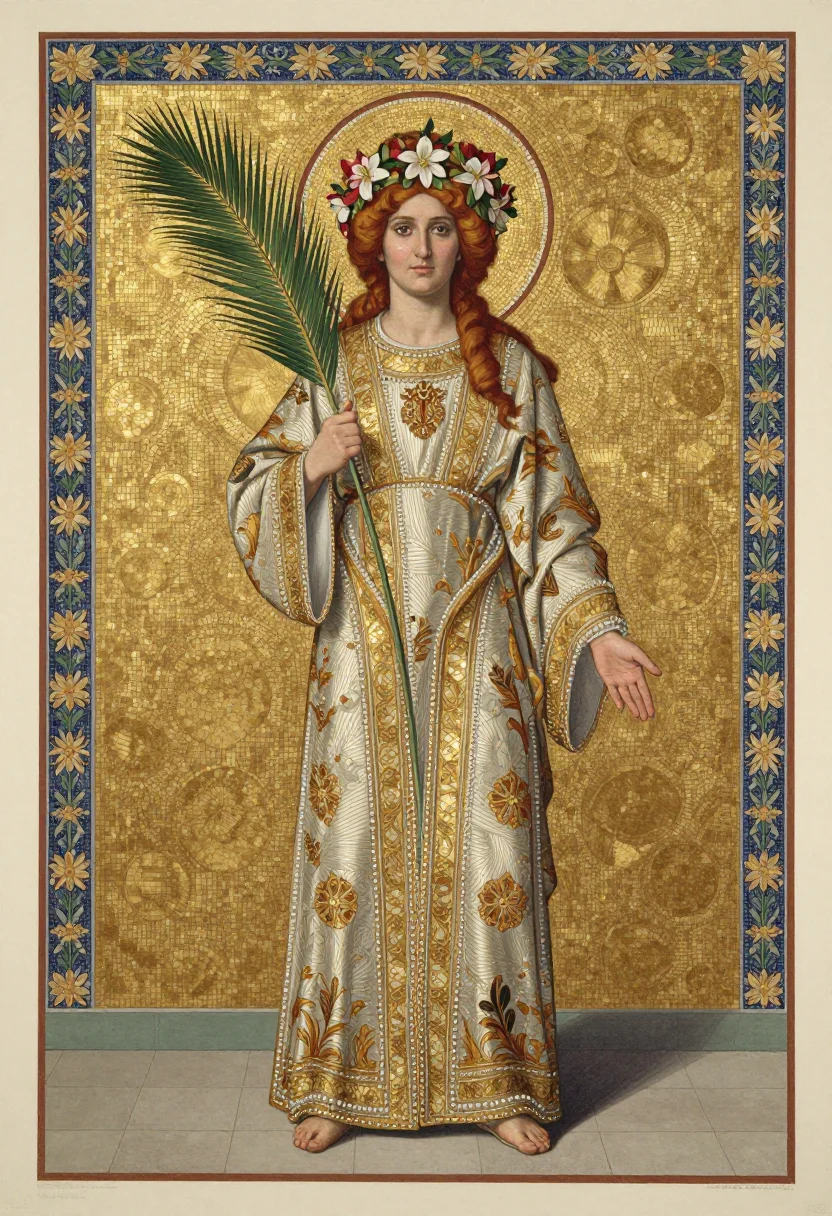 AI sarah bernhardt sample — portrait of a woman, full-length frontal portrait of a Weste