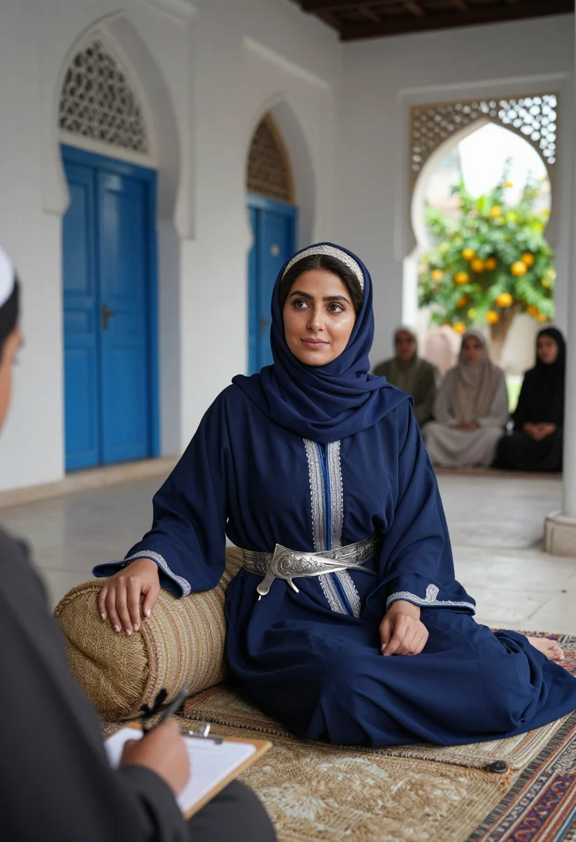AI sayyida al hurra sample — portrait of a woman, three-quarter-length portrait of a Nort