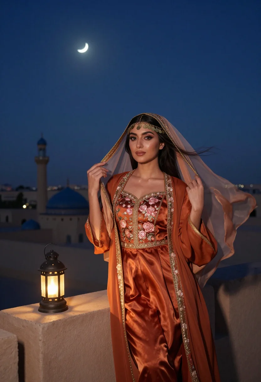 AI scheherazade sample — portrait of a woman, half-length portrait of a Persian woman